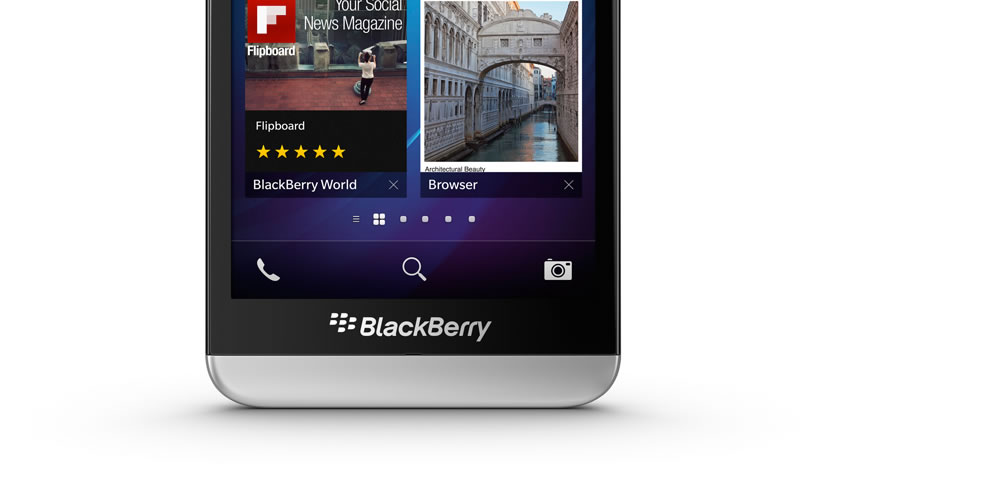 The new BlackBerry Z30 smartphone