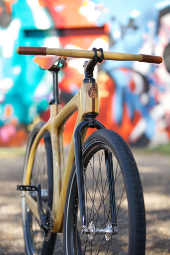 Connor wood bikes handbuilt in Denver Colorado