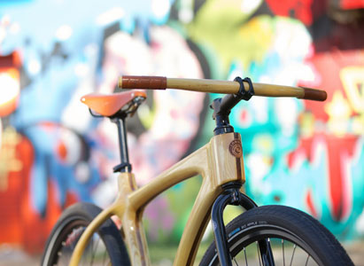 Connor wood bikes handbuilt in Denver Colorado