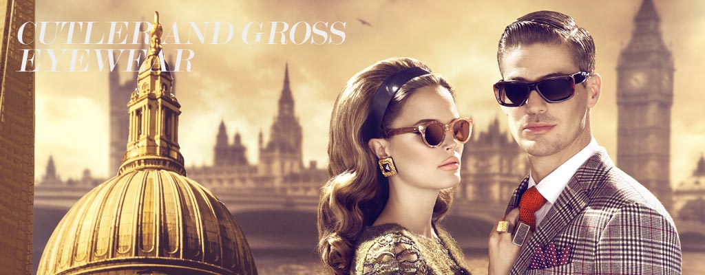 The Glare - Featuring Designer Clothes - Cutler and Gross Luxury Eyewear Brand